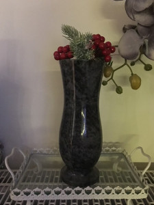 wazon granitowy ciemny